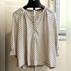 Silk blouse - Vintage print